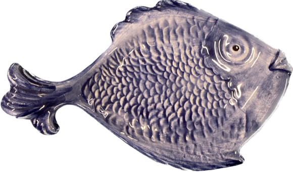 Blå fiske skål fra Caja company