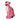 Pink leopard - deko figur 34 cm fra GiftCompany