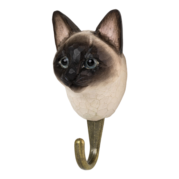 Krok i form av en siameskatt — Hook Siamese Cat från Wildlife Garden