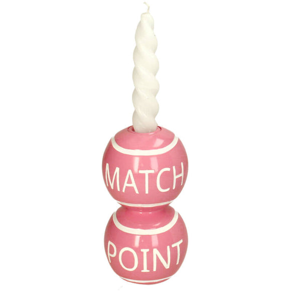 Match Point lysestage af pink tennisbolde fra Kersten