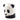 Panda-vas – liten – dimsstudio