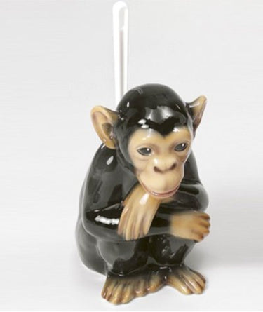 Abe Toiletbørsteholder - porcelænsfigur fra Selected by dims studio – som blikfang i hjemmet