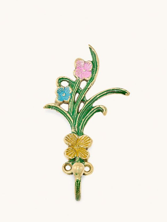 Färgglad blomsterknage