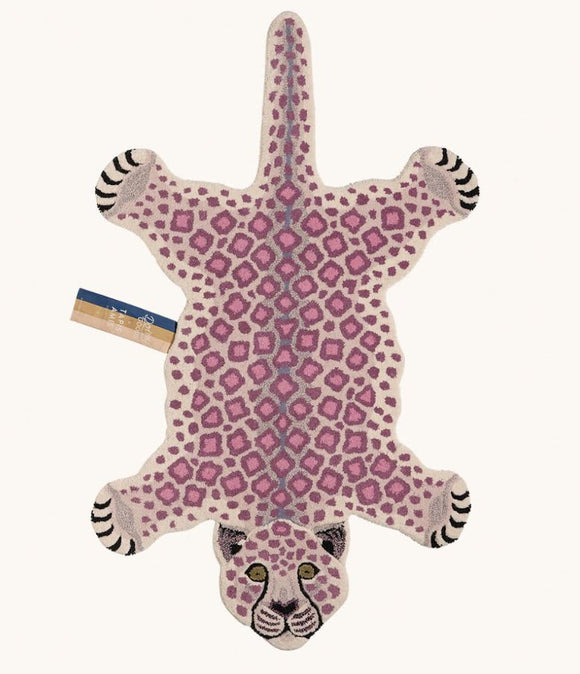 Lilly leopardmönstrad pläd, stor