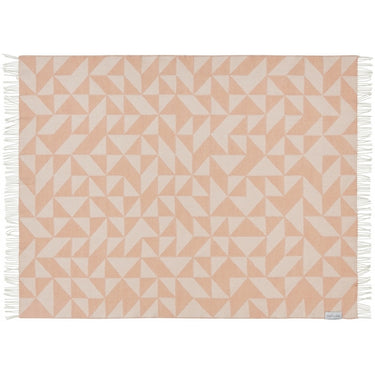 Twist a Twill plaid i uld, rosa – Silkeborg Uldspinderi
