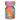 Regnbue vase i riflet glas, 19 cm