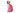 Pink leopard - deko figur 51 cm fra GiftCompany
