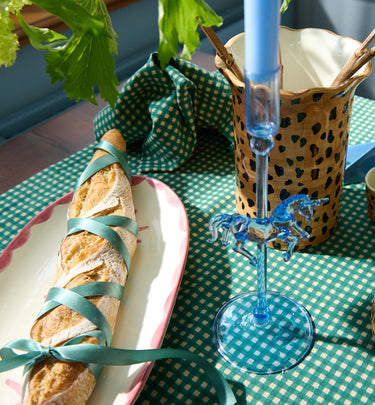 Leopard vase set fra en anden vinkel
