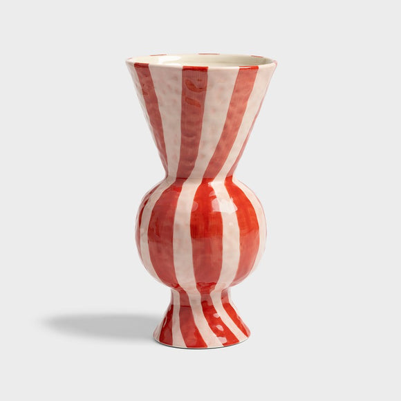 Rhombic vase - Rød fra klevering