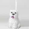 Westie Toiletbørsteholder - porcelænsfigur fra Selected by dims studio – som blikfang i hjemmet