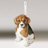 Beagle Toiletbørsteholder - porcelænsfigur set fra en anden vinkel
