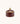Bailey smykkeskrin i messing og resin fra Doing Goods med bordeaux og pink cirkusstriber set fra en anden vinkel