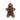 Stygg pepparkaksgubbe - prydnad