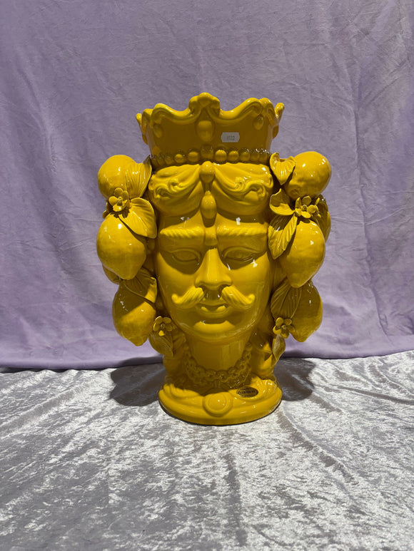 Testa Di Moro vase - Citron mand 45 cm originalbillede