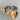 Karpfisk - stor - BLÅ/VIT/ORANGE