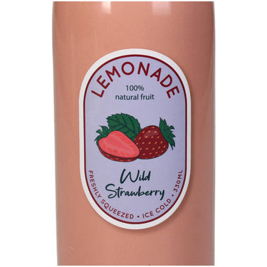 Lemonade flaske vase set fra en anden vinkel