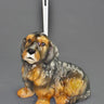 Gravhund toiletbørsteholder - porcelænsfigur originalbillede