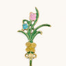 Färgglad blomsterknage